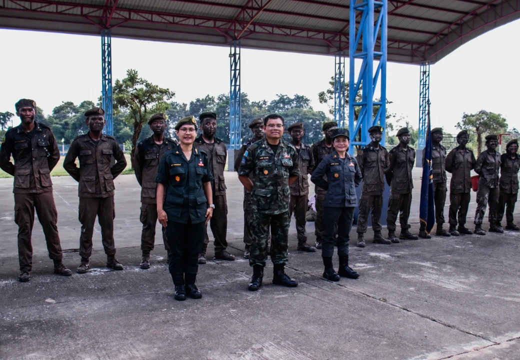 กิจกรรมสานสัมพันธ์รับน้อง นักศึกษาวิชาทหารโรงเรียนถนนหักพิทยาคม