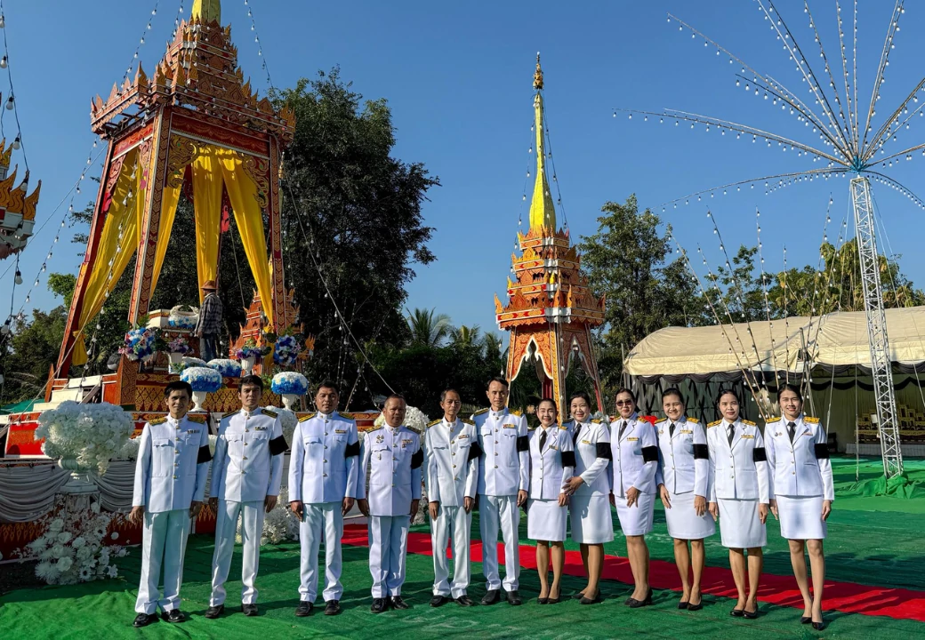 ร่วมพิธีเคลื่อนสรีระสังขารพระครูพิสิฐขันตยาภิรักษ์ (อดีตเจ้าอาวาสวัดขันติการาม)